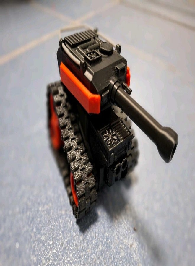 3D CRAFT 3D Printed Mini Tank Toy for Kids | Articulated Tracks, Rotating Turret & Smooth Play Movement | Creative Desk Toy Model | Fun Gift for Play & Display - Image 5